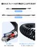 240W Retractable Spring Charging Cable Zinc Alloy Fast Charger PD27W 65W 240W 2m Braided for iPhone CarLife 4-in-1 / / USB-C/C-L