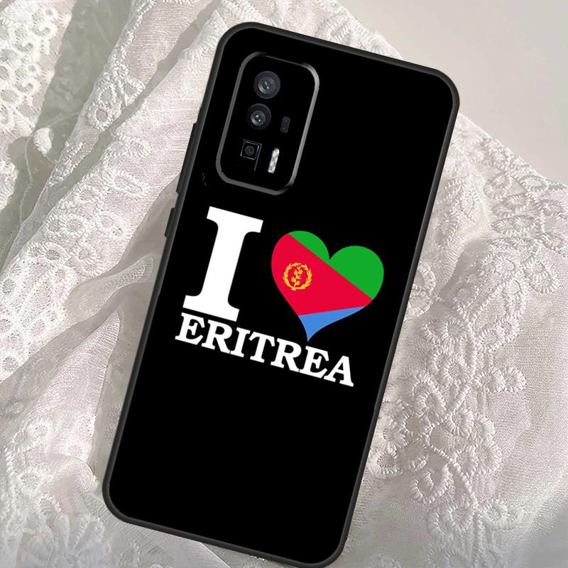Eritrea Flag Case For Xiaomi 13T 14T Pro 12T 11T 13 14 Ultra POCO X6 Pro M6 X3 X5 M5s F3 F5 F6 Cover
