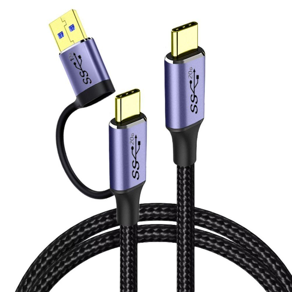 PD 100W Fast Charging Line 20Gbps Video Wire Professional USB-C Data Cord  for Laptop/Phone/Camera