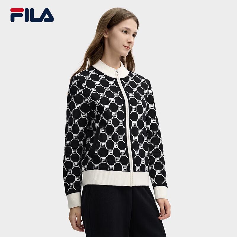 Fila Women s Colorblock Logo Knit Cardigan S