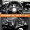 W205 W253 Car Steering Wheel Multi-Function Menu Control Switch Button Cover For BENZ C GLC Class C180 C220 GLC300 0999050200