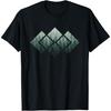 Mountain Nature Forest Outdoor Gifts Unisex-Adults, Unisex-Kids Vintage Nature Wildlife T-Shirt - Black, Small, Short Sleeve