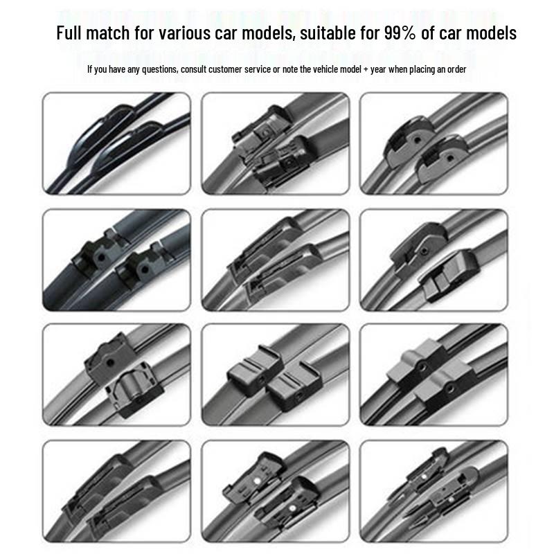 Bisu T5/T3/M3 2017-18 Silent Front & Rear Wiper Strips