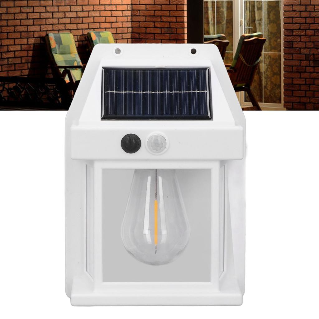 Solar Tungsten Wall Light Outdoor Sensor Interaction Lamp Exterior Lighting Fixtures Wall Mount IP65 Waterproof