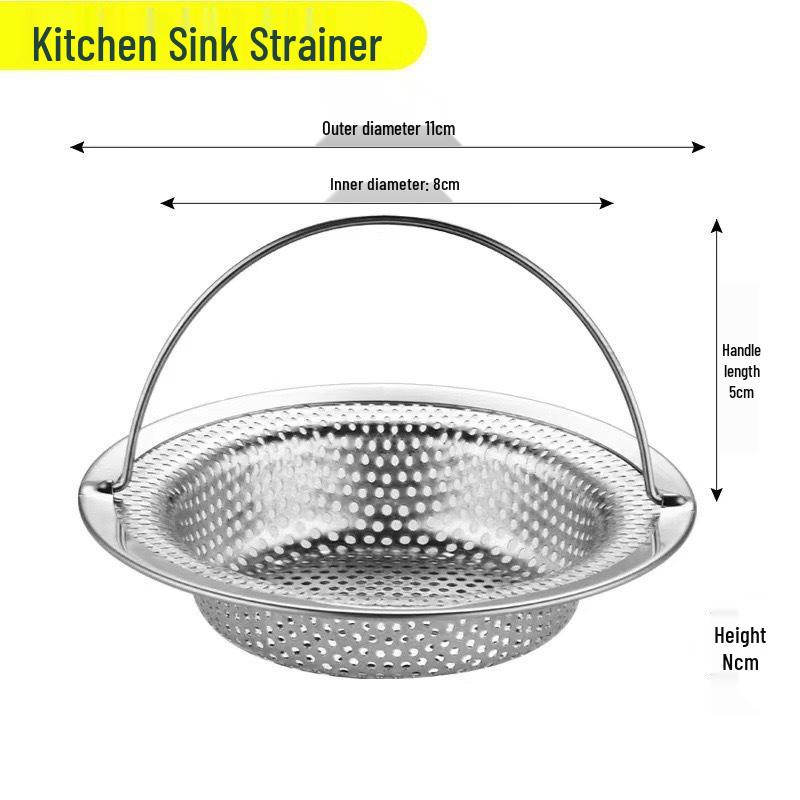 Stainless Steel Universal Kitchen Sink and Garbage Filter