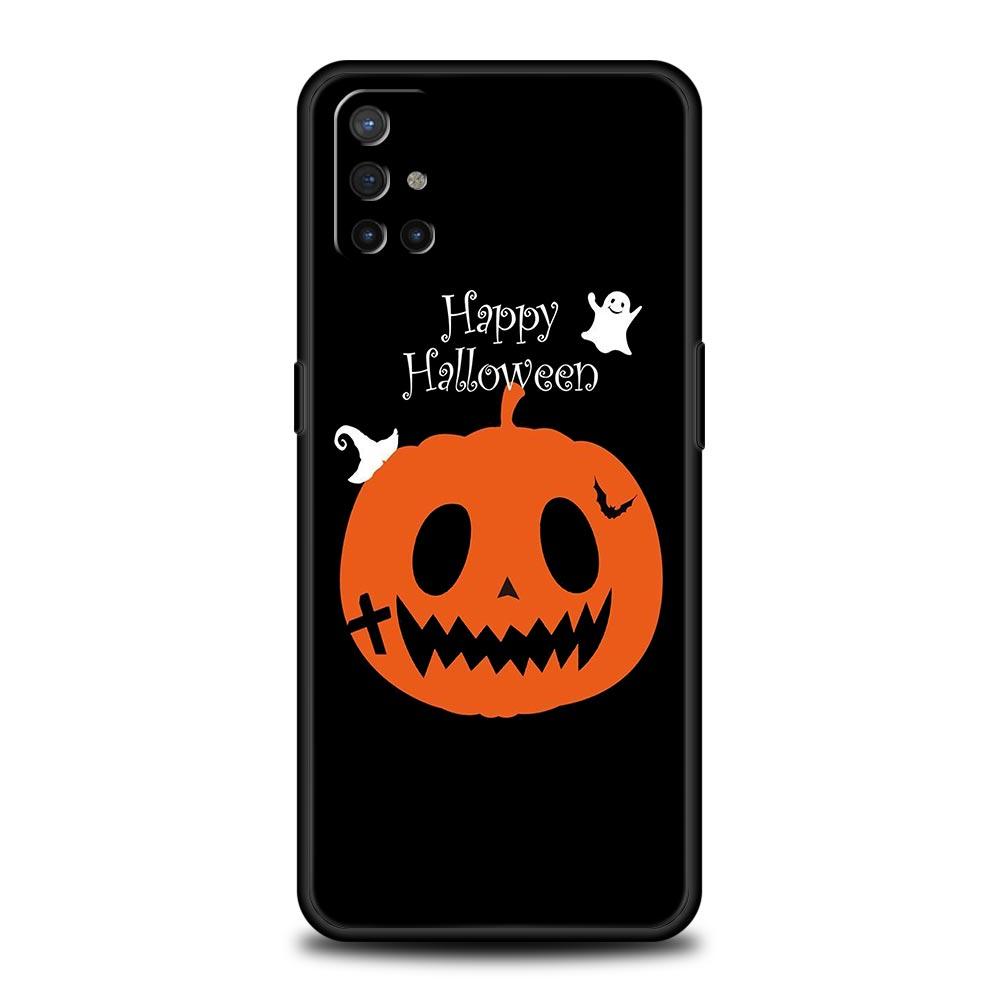 Case For OnePlus 11 10 9 Pro 9T 12R 10R 9R 9RT 10T 8T 8 7 7T Nord 2T CE 2 5G N200 N10 N100 Cover leaves fall pumpkin Halloween