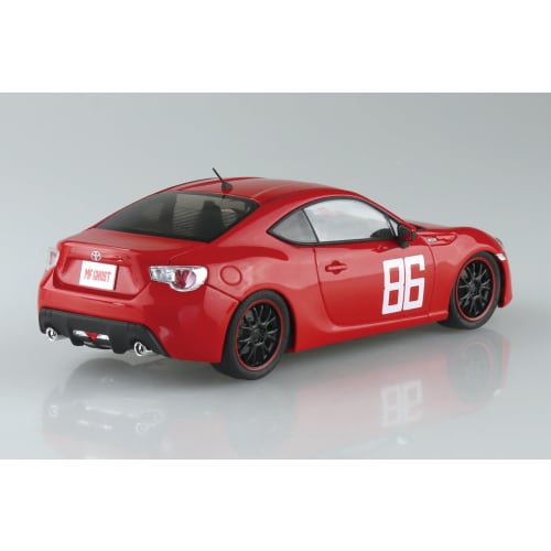 Aoshima Bunka Kyozai MF Ghost No.1 Katagiri Natsumu ZN6 Toyota 86 Volume 1 Odawara Pikes Peak Specification 1/24 Scale Plastic Model Car