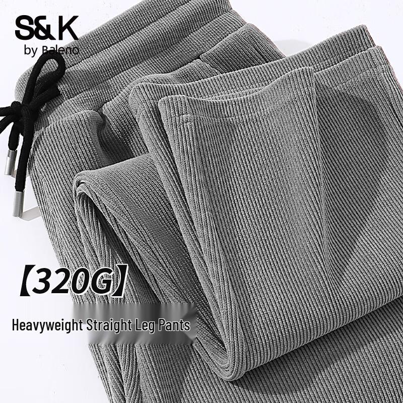 

Baleno Men s S&K Series Chenille Straight-Leg Casual Pants 4XL