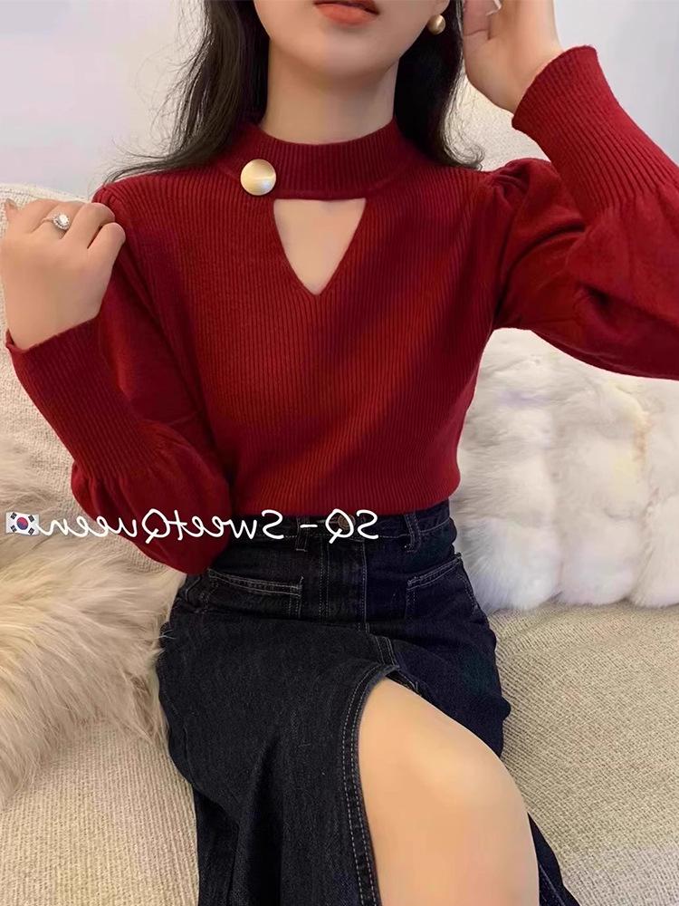 

Women s High Neck Knit Sweater with Fur Lining - Fashionable Autumn/Winter Chic Top Large абрикосовий