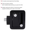 Camper Door Lock, Metal Camping Card Alatch Handle Zinc Alloy RV Door Lock Replacement