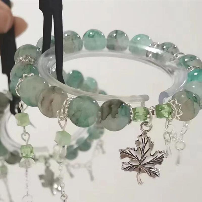 Bracelets d'été Doux Romantiques à Pompons de Perles Pour Filles Fait Main Chaîne de Poignet Fraîche Bijoux d'Amitié Cadeaux