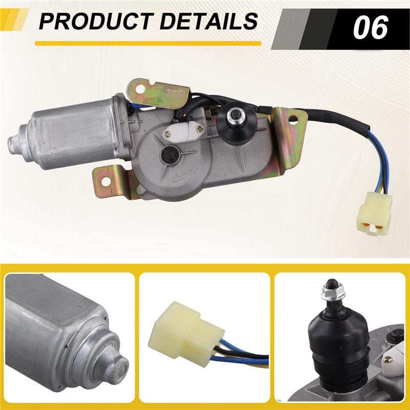 For Doosan Daewoo DH220-5 DH220-7 DH215-7 DH225-7 Excavator Windscreen Wiper Motor 538-00009 For Construction Machinery