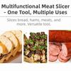 Portable Meat Bread Slicing Tong Multifunctional Food Holder Handheld  Vegetable Slicing