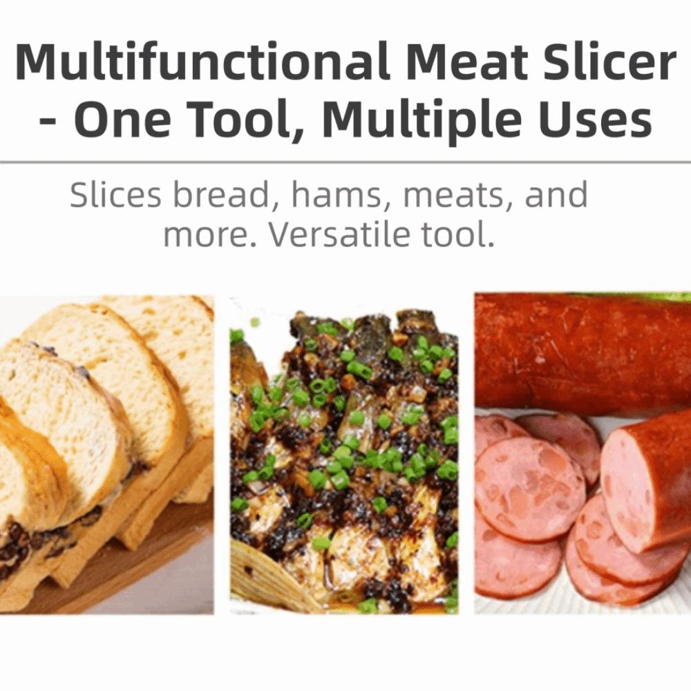 Portable Meat Bread Slicing Tong Multifunctional Food Holder Handheld  Vegetable Slicing