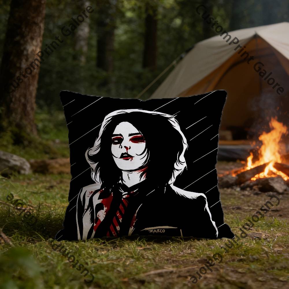 Emo Boy GGerard WWay Pillow Cover Polyester Square Cushion Case 45 Cm Decorative for Home Couch Bed Car Decor
