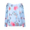 Damen-Blusenoberteile mit Blumenmuster in Übergröße, lässige Tunika, lockere T-Shirts