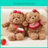 Cute And Soft Bear Stuffed Animal Plush Toy With Rose Velvet For Children