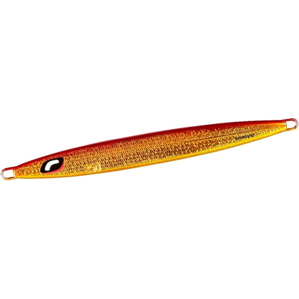 Shimano Ocea Long Weaver 250g Offshore Jig Red Gold Fishing Tackle