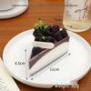 PU Fruit Cake Slice Model - Dessert Cream, Pudding, and French Mousse Display