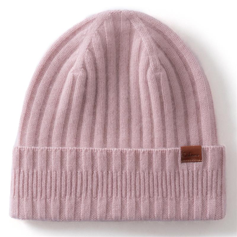 Cashmere hat men and women outdoor cycling skiing windproof wool hat autumn and winter knitted warm hat