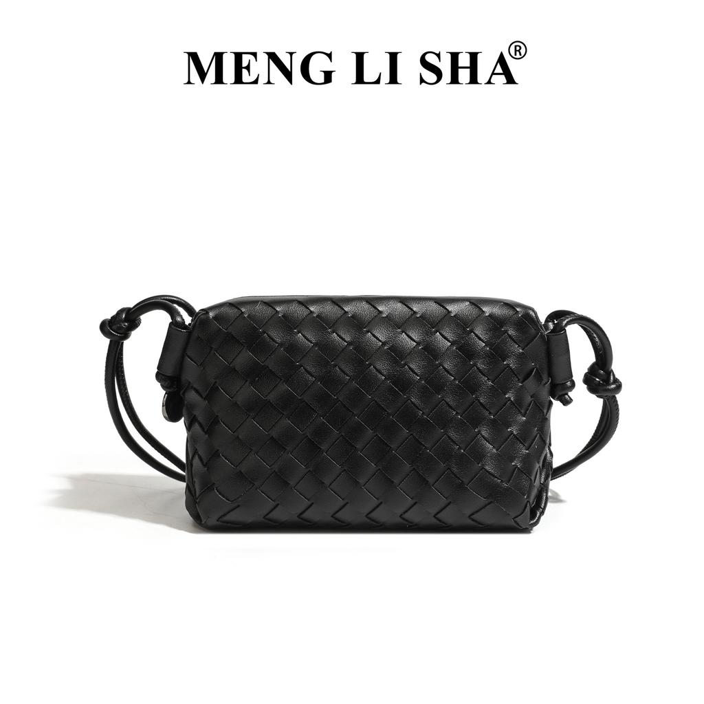 Borsa Intrecciata Fatta a Mano, Nuova Versatile Borsa Quadrata Piccola, Mini Borsa per Telefono, Borsa a Spalla Singola a Tracolla Casual e Semplice