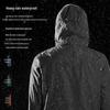Toluozhe 3-in-1 Waterproof Windproof Outdoor Jacket