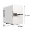 4L Mini Fridge Freestanding Beverage Refrigerator Cooler 30W Portable Drinks for Livingroom
