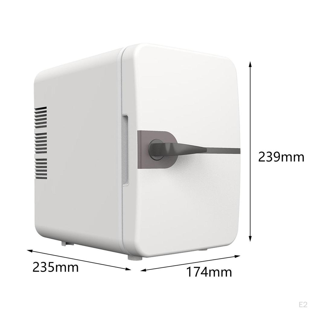 4L Mini Fridge Freestanding Beverage Refrigerator Cooler 30W Portable Drinks for Livingroom
