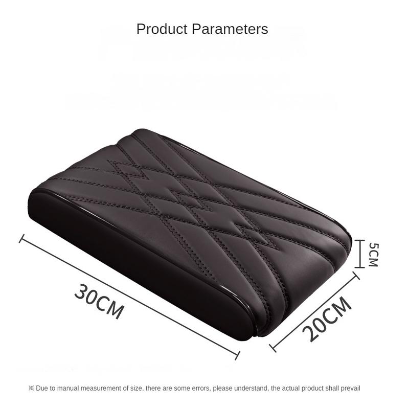 Car Center Console Cushion , Universal Leather Waterproof Armrest  Cushion ,Comfortable Car Decor Accessories Fit for Most Cars