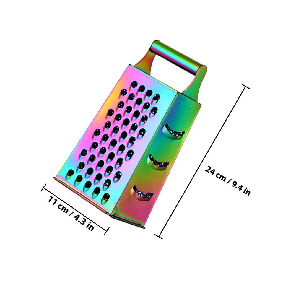 Multifunction Stainless Steel Vegetable Grater Handheld Slicer Kitchen Cutter Smooth Surface Non-Slip Handle Food