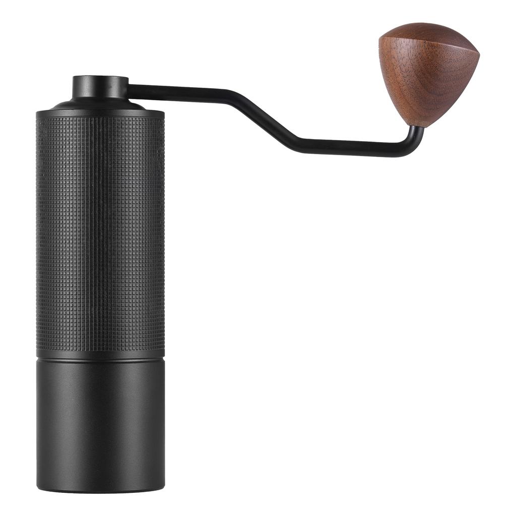 Manual Coffee Bean Grinder with Ergonomic Wood Crank 5 Core Conical Stainless Steel Burr 24 Gears