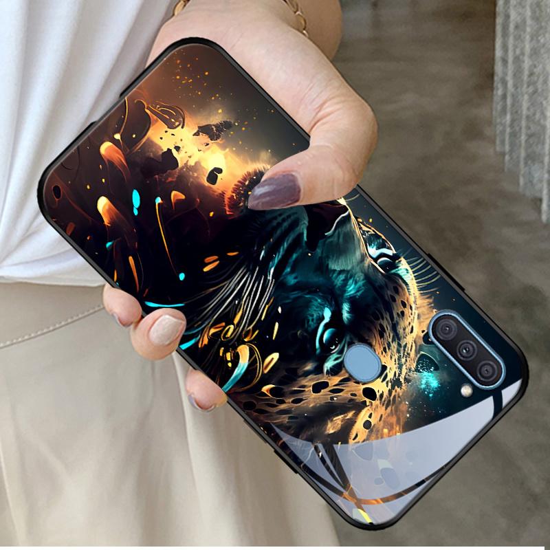Cheetah assassin Exquisite luxury High-end PhoneCase Glass PhoneCase for Samsung Galaxy S26 S25 S24 S23 S22 S21 FE Ultra Plus