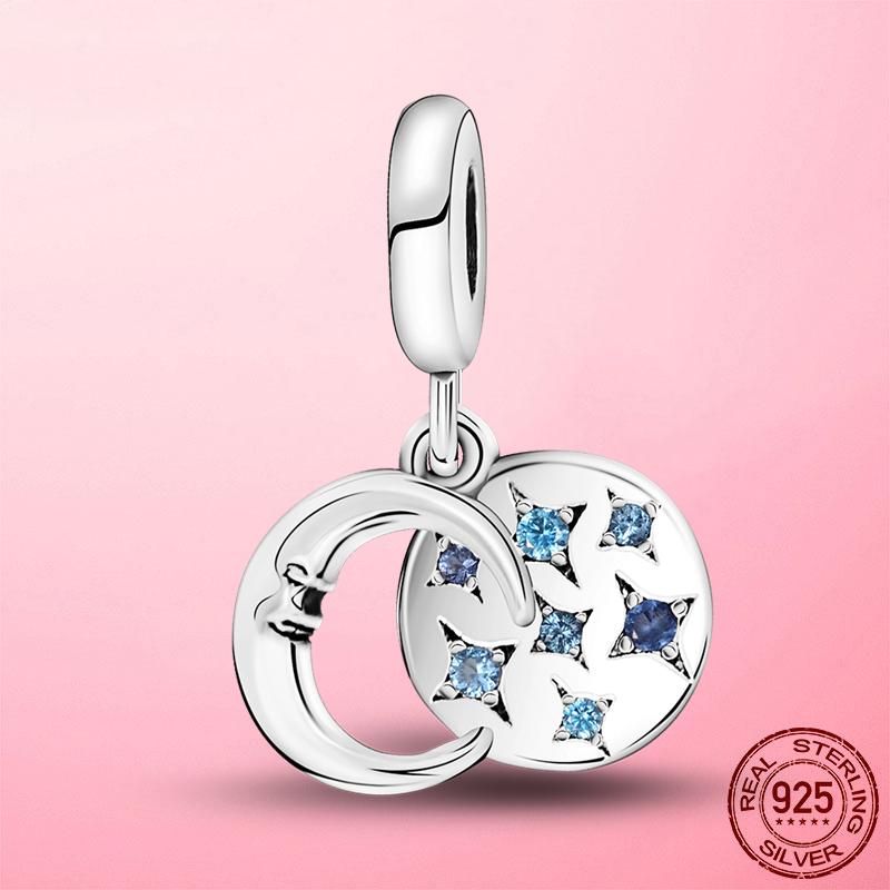 HOT SALE 925 Silver Sparkling Family Tree Dangle Charms Beads Fit Original Women Bracelet Pendant Necklace  Jewelry