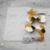 3PCS Hair Clip Silicone Mold Homemade Personalized Diy Hair Clip Star Flower Cat Hair Clip Mold Drip Glue Mold