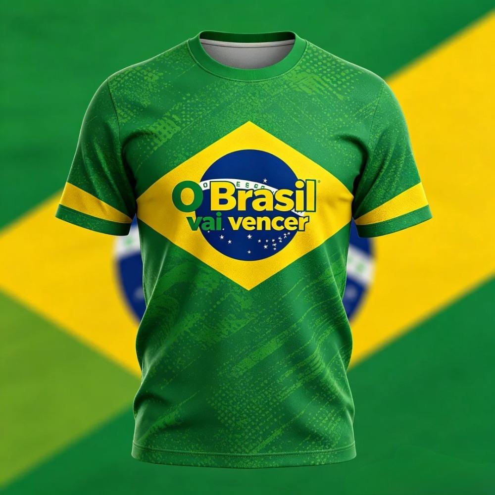 Sommer Sport Atmungsaktives Fußball T-Shirt Herren Lässiges Trainings Kurzarm T-Shirt Kreatives Buntes 3D Modisches Lässiges Lockeres T-Shirt