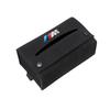 DJSA5 Car Tissue Box Suede Tissue Storage Bag For BMW M E60 G30 G20 G05 E60 G26 E39 E36 Car Interior Accessories Kleenex Case Keychain