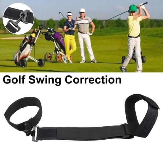 Golf Leg Posture Corrector Strap, Adjustable Golf Training Aid for Swing Stability & Posture Improvement, Golf Accessories for Beginner