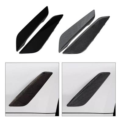 New For G30 G38 2018-2023 Carbon Fiber Car Side Wing Air Flow Fender Grill Outlet Intake Vent Cover Air Outlet Trim Rep