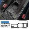 Cubierta del Panel de la Palanca de Cambios de Fibra de Carbono para Subaru Impreza STI 2002-2004 Recorte Interior