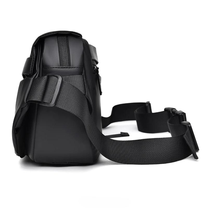 Portable Men's Bag Waterproof Multi-functional Chest Bag Outdoor Sports Shoulder Bag Travel Waist Pack Crossbody Sling