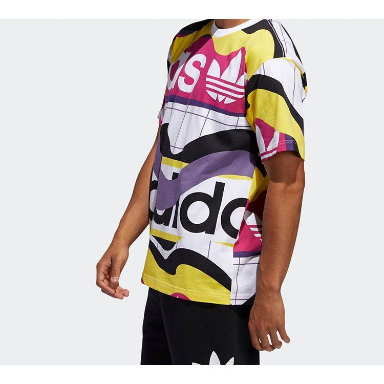 Adidas Originals Trefoil Casual Sport Round Neck Short Sleeve T-Shirt Men Tops White FM1553