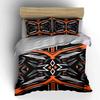 Geometric Orange Abstract Shapes. Bedding Sets Duvet Cover Sets Duvet Covers Pillowcases(1*Duvet Cover 2*Pillowcases Without Duvet Insert)