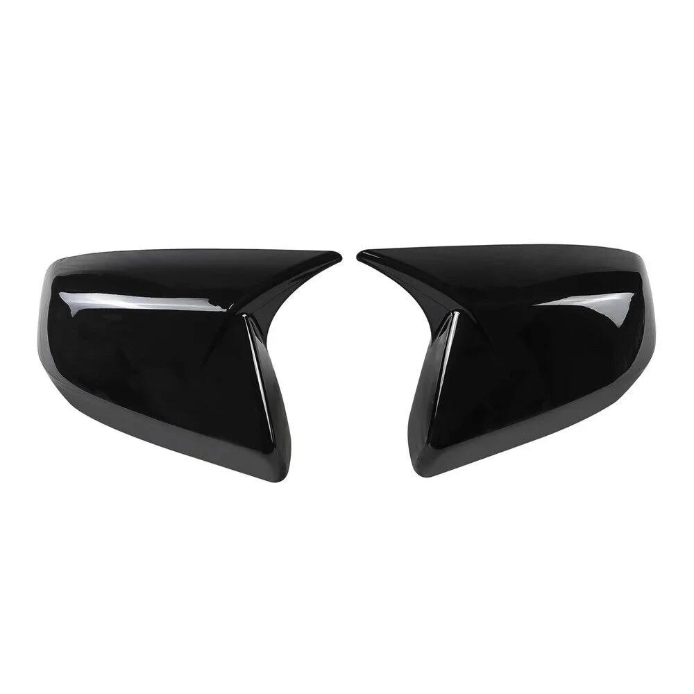 

For Cadillac CT4 ATS 2013- Car Rearview Side Mirror Cover Wing Cap Exterior Door Housing Shell Trim Sticker ABS Accessories Gloss Black