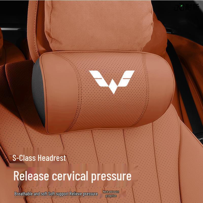 Cuscino per Poggiatesta e Supporto Lombare per Auto Wuling Hongguang per Modelli S/PLUS/S1/S3/V/Jiachen/Rongguang
