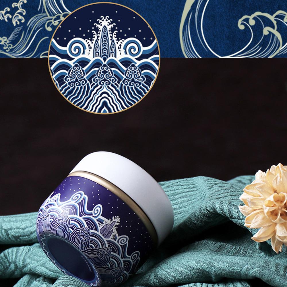 Iron Sealed Storage Container Kitchen Household With Lid Tea Jar Teaware Tea Box Candies Can