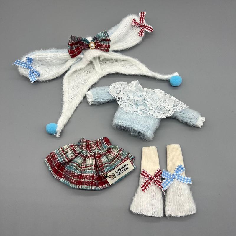 30cm Doll Outfit Set /6 Scale Clothes for GL Body Ghost Mom Casual Dress for Collectible Dolls Playtime