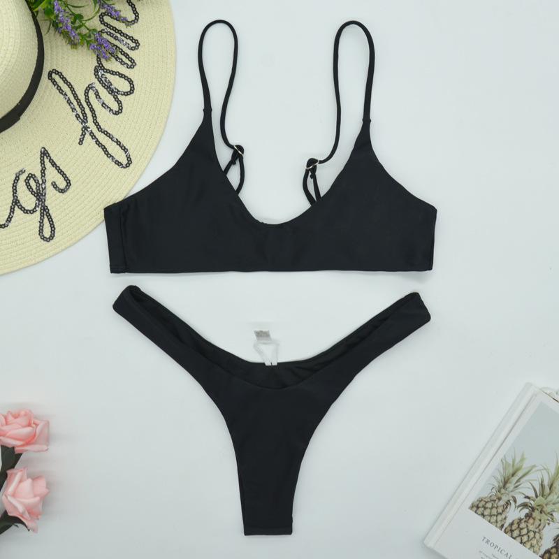 Plus Size Sexy European & American Triangle Bikini Swimsuit