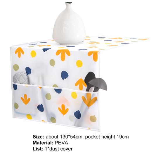 Prachový kryt chladničky odolný proti vlhkosti Skládací PEVA Praktická utěrka na chladničku pro domácnost