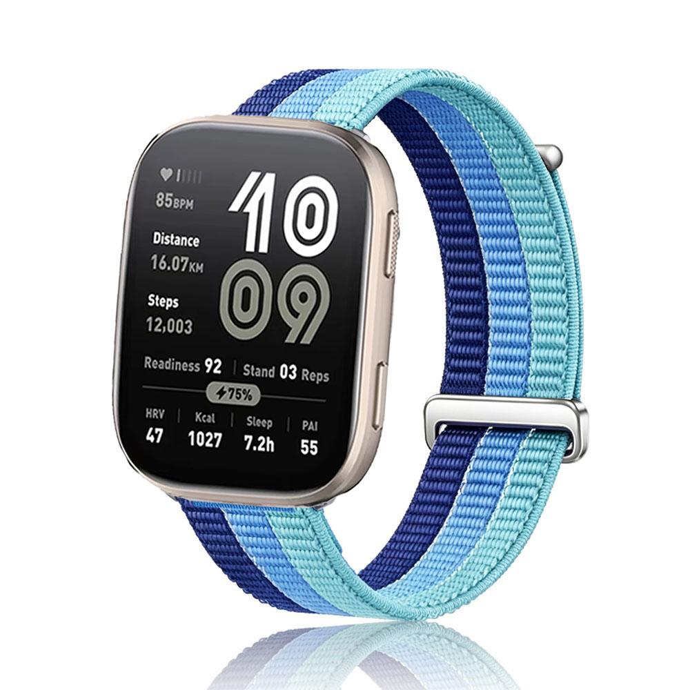 Nylon Loop For Amazfit Bip 6/5/Active 2/Balance 2/T-Rex 3 Pro/GTS/GTR 3 4/Helio Strap Sport Bracelet Correa 22mm 20mm Watch Band