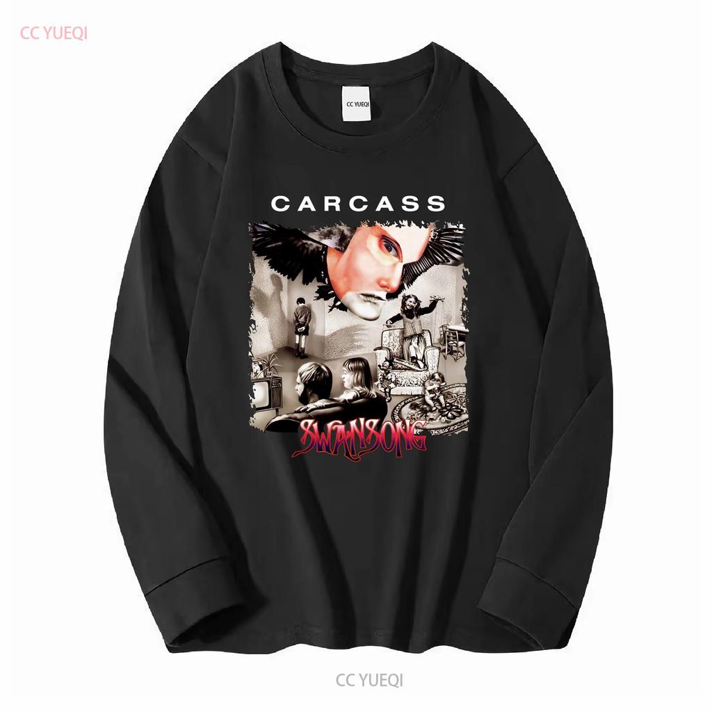 Cotton T Shirt Swansong Carcass Music Bill Steer Daniel Wilding Vintage Washed Soft Stylish Slightly Homme Fashion Unisex